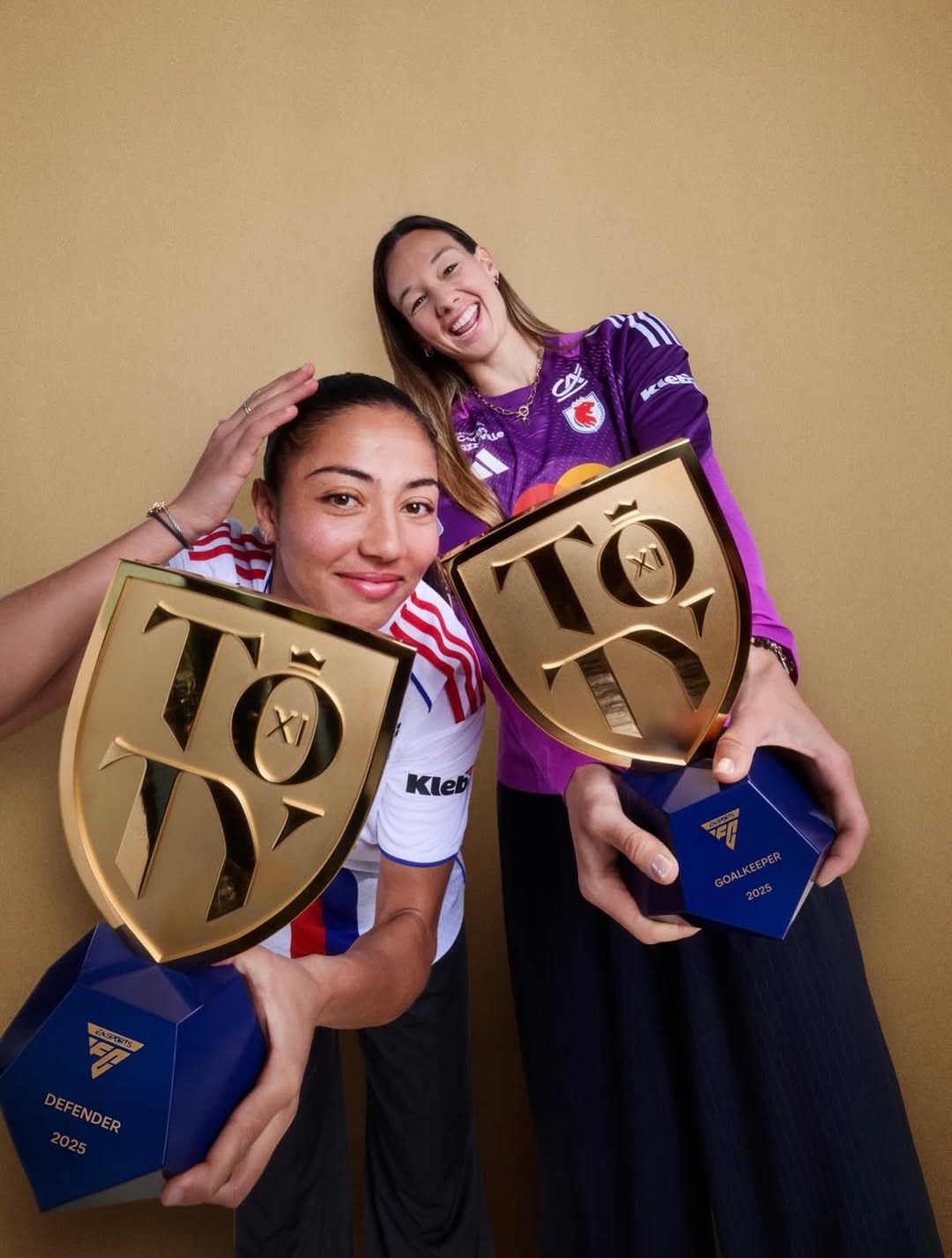 @ol.lyonnes team members @selma_bacha and @tianeendler voted for their first TOTY awards.