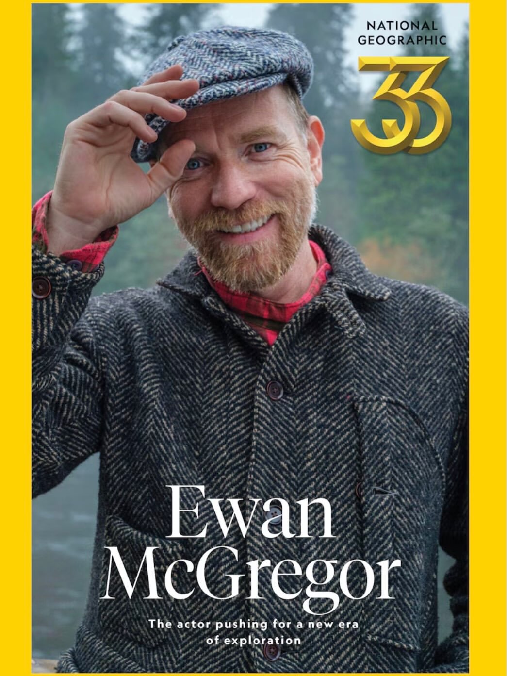 Ewan McGregor photographed by @frenchgold for @natgeo . The National Geographic 33—inspired by our 33 founders-is an initiative honoring changemakers who are rising to meet the most critical challenges of our time, making meaningful progress and incredible breakthroughs.
