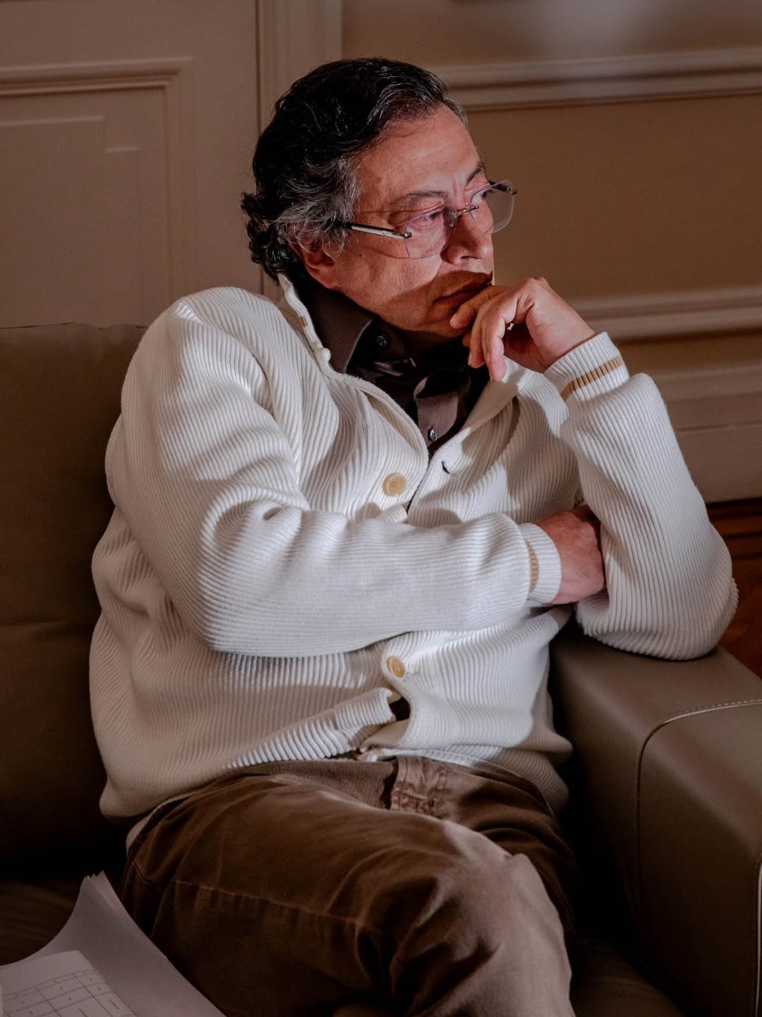 Natalie Keyssar X Gustavo Petro for The New Yorker Feb. 26