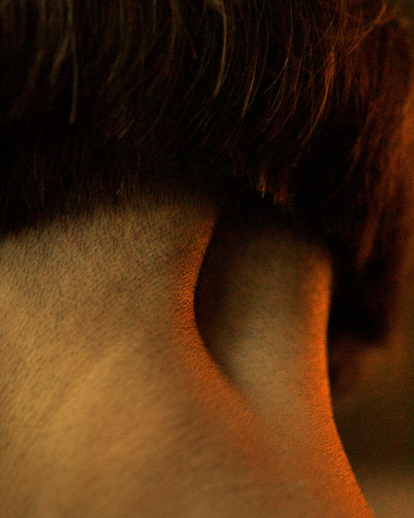 @nolwennbrod ’s photographic series "Le temps de l'Immaturité" - on view until December 20 at @galerie_c - portrays youth whose bodies navigate the discomfort of political and social tensions. Following in the footsteps of Polish writer Witold Gombrowicz (1904–1969), from Poland to Argentina via Paris and Vence, she grounds her work in his guiding notion of the Time of Immaturity.

Rooted in contemporary social realities and in the long memory of history, her photographs reveal a present where immaturity unfolds in action. Memory and pain surface on the skin of those she portrays, in subtle and complex ways.

Her images fuse sensitivity, desire, and sensuality into a shared present marked by both rawness and grace. Religious ecstasy mingles with intensity; violence brushes against softness.

Brod’s practice is one of tact—a way of seeing without intrusion. Her gaze, both caring and direct, approaches closely enough to reveal without wounding.

printing by @granondigital