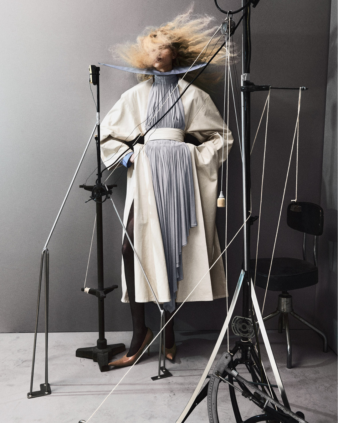 @khaksariarash for @family_style 

models @nanne.gr at @ouimanagement and @eduardamuehlmann_ at @thefaceparis are wearing @chanelofficial @thombrowne @loropiana @iammarcoribeiro @maisonalaia @egon_lab @falke @acnestudios @chloe @fendi @willychavarria @loewe 

post-production by @granondigital 
production by @_the.curated 
fashion by @nathankleinstyling 
hair by @ryonarushima at @totalworld 
makeup by @lisamchlik at @artlistparisnewyork 
set design by @davidcurtisring at @henhouseartists 
casting by @establishmentny 
photo assistant @jolan.pery 
fashion assistants Trevelle Gall and @chloe_rebierrerose 
makeup assistant Chloé Herouart 
set assistants Clara Dulbine and @marimaruyyy