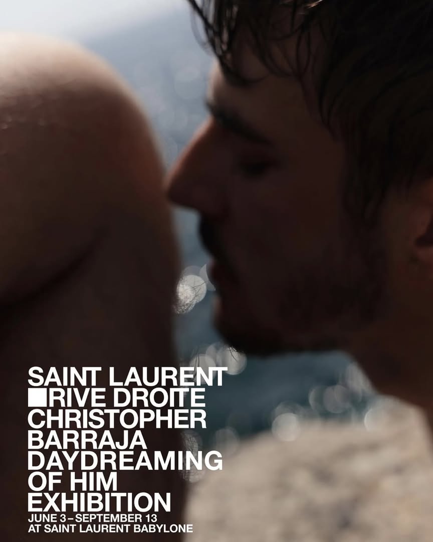 @saintlaurentbabylone  presents DAYDREAMING OF HIM, an exhibition by French-Australian photographer Christopher Barraja @reveparty , curated by @anthonyvaccarello , on view from june 3 to september 13.

fine art prints @granondigital 

#YSL #SaintLaurentBabylone #SLRD #SLEditions⁣⁣