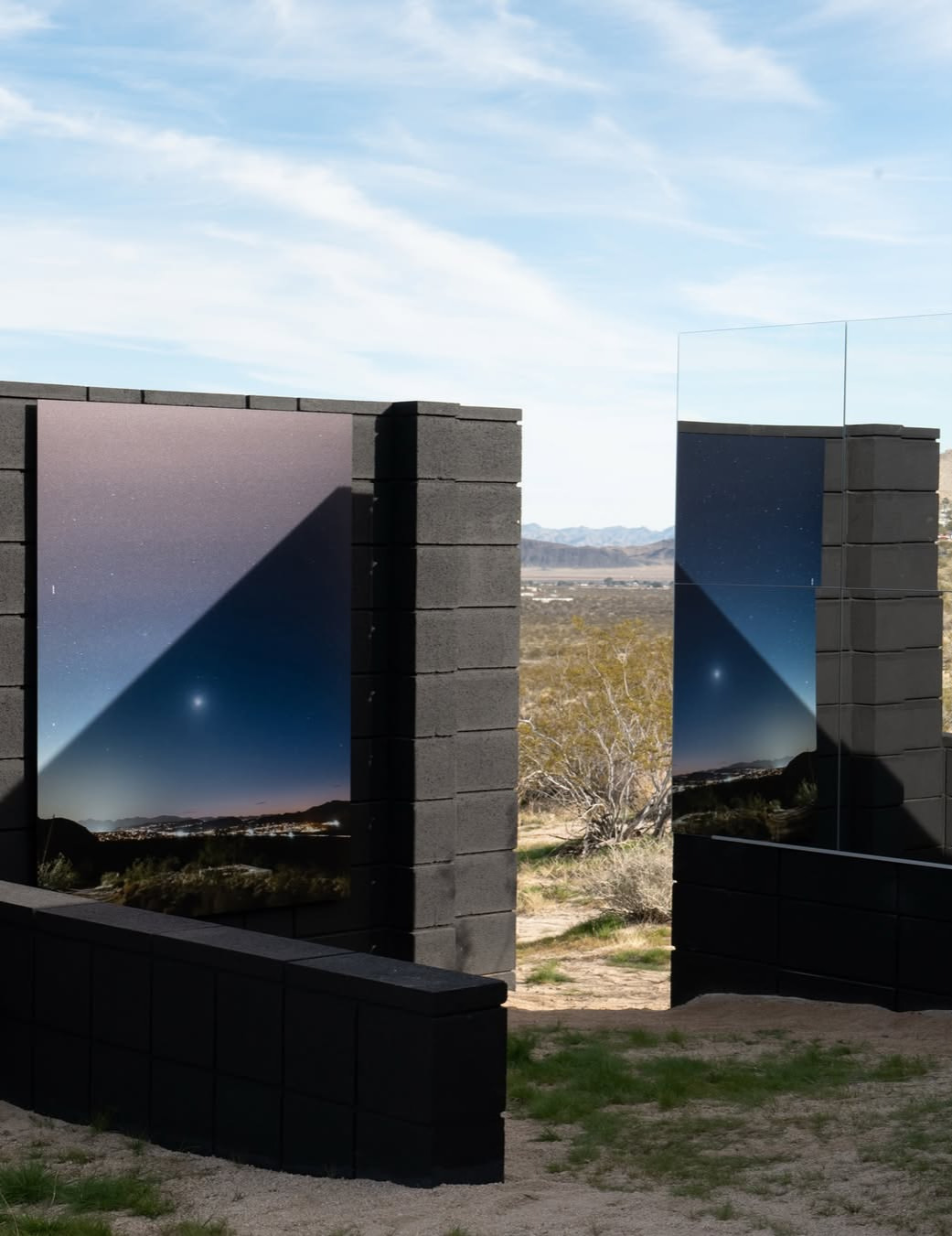 An-My Lê’s "Way Station" installation in Joshua...