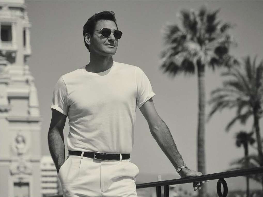 Gregory Harris X Roger Federer for Oliver Peoples Oct. 25