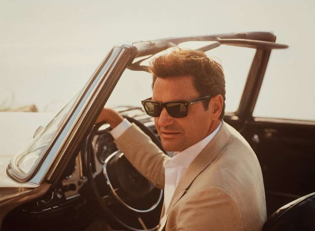 Gregory Harris X Roger Federer for Oliver Peoples Oct. 25