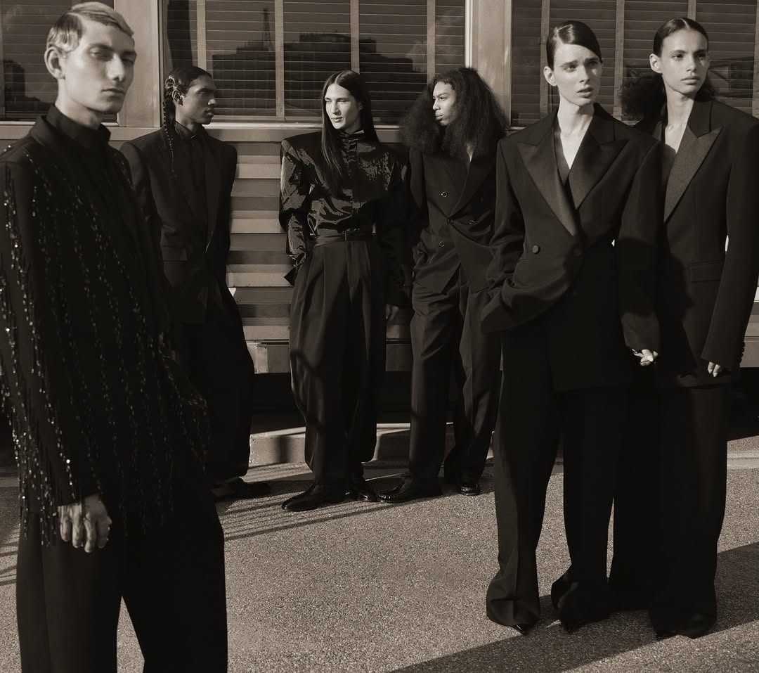 Tuxedos for @wsjmag 

Photographer @nadineijewere 
Stylist @tonnegood 
Hair @dylanchavles 
Makeup @fulviafarolfi 
Manicurist @theguythatdoesnails
Set Design @babywalton 
Casting @julialangecasting @tesswilcoxcast
Models @sponsorsantana at Soul Artist, @lumavito_ at Women Management, @danyelletaylor.portal at Next Management, @hall_hermawan at Lumien Creative, @charles.matadin at IMG Models, @pypantlino at Next Management

Special thank you 💫 @transtephanie_ @rhiannarule 

WSJ. Magazine Editor in Chief @sarahballsy

Production @gtsprod ✨
Locations @yellostudionyc @steinerstudiosbk
Post production @crosspost.ltd