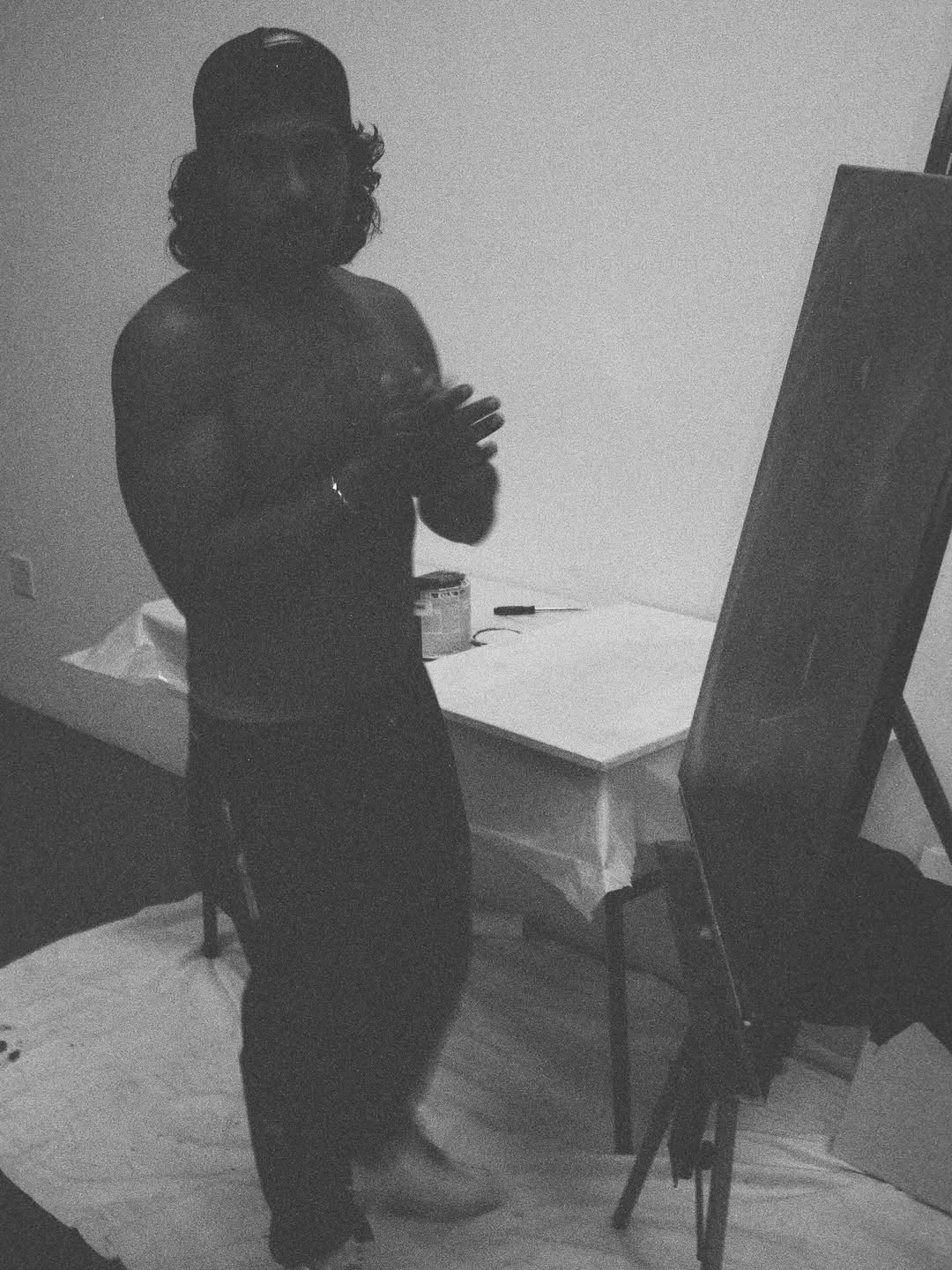 Zachary Lane painting at Gum Studios
-
@zack.s.laine painting @gumstudios 
-
#Brooklyn #RedHook #RedHookBrooklyn #BrooklynArtist #RedHookArtist #BehindTheScenes #BTSart #GumStudios #GumStudiosBrooklyn