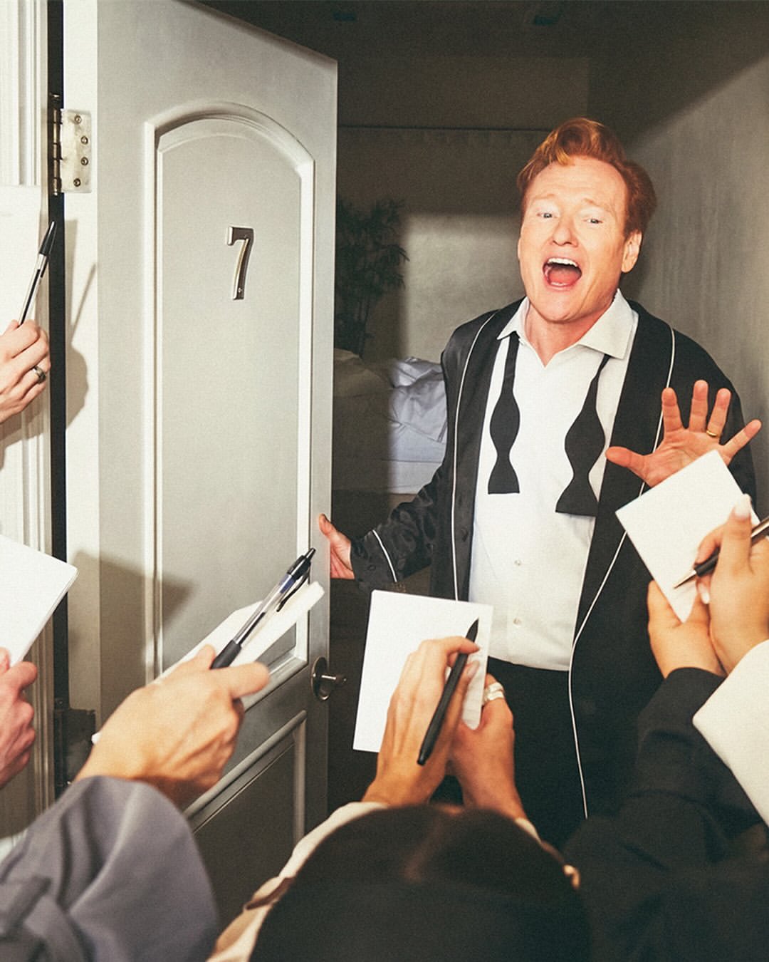 Guy Aroch X Conan O’Brien for The Hollywood Reporter Mar. 26