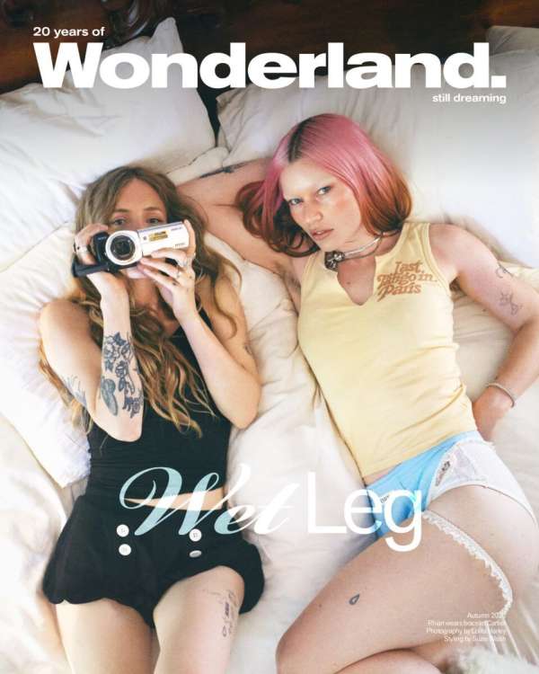 @wetlegband on the cover of @wonderland cel...
