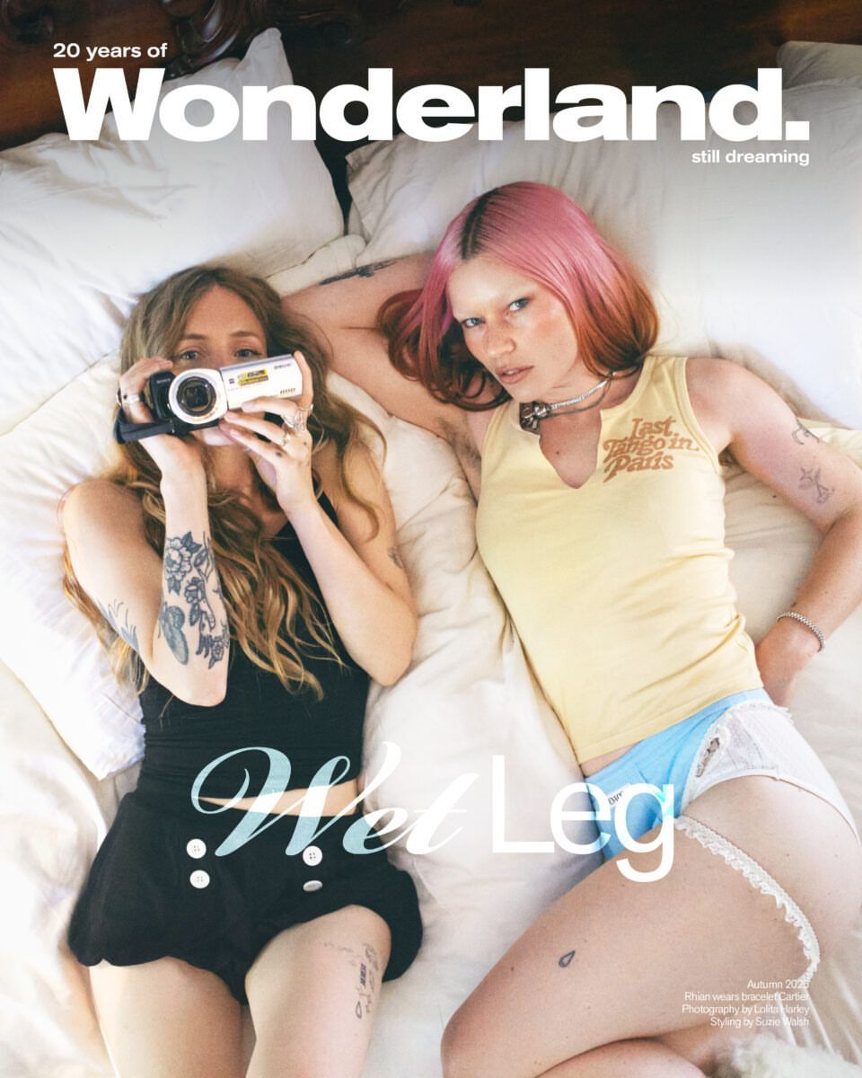 @wetlegband on the cover of @wonderland celebrating 20 years

Photography by @lolita___harley
Post Production @may.glbl
Styling by @suzwalsh_ 
Art Director @mike.w.morton 
Hair by @masak_jg
Make-up by @mayamanartist at @stellacreativeartists using @hauslabs