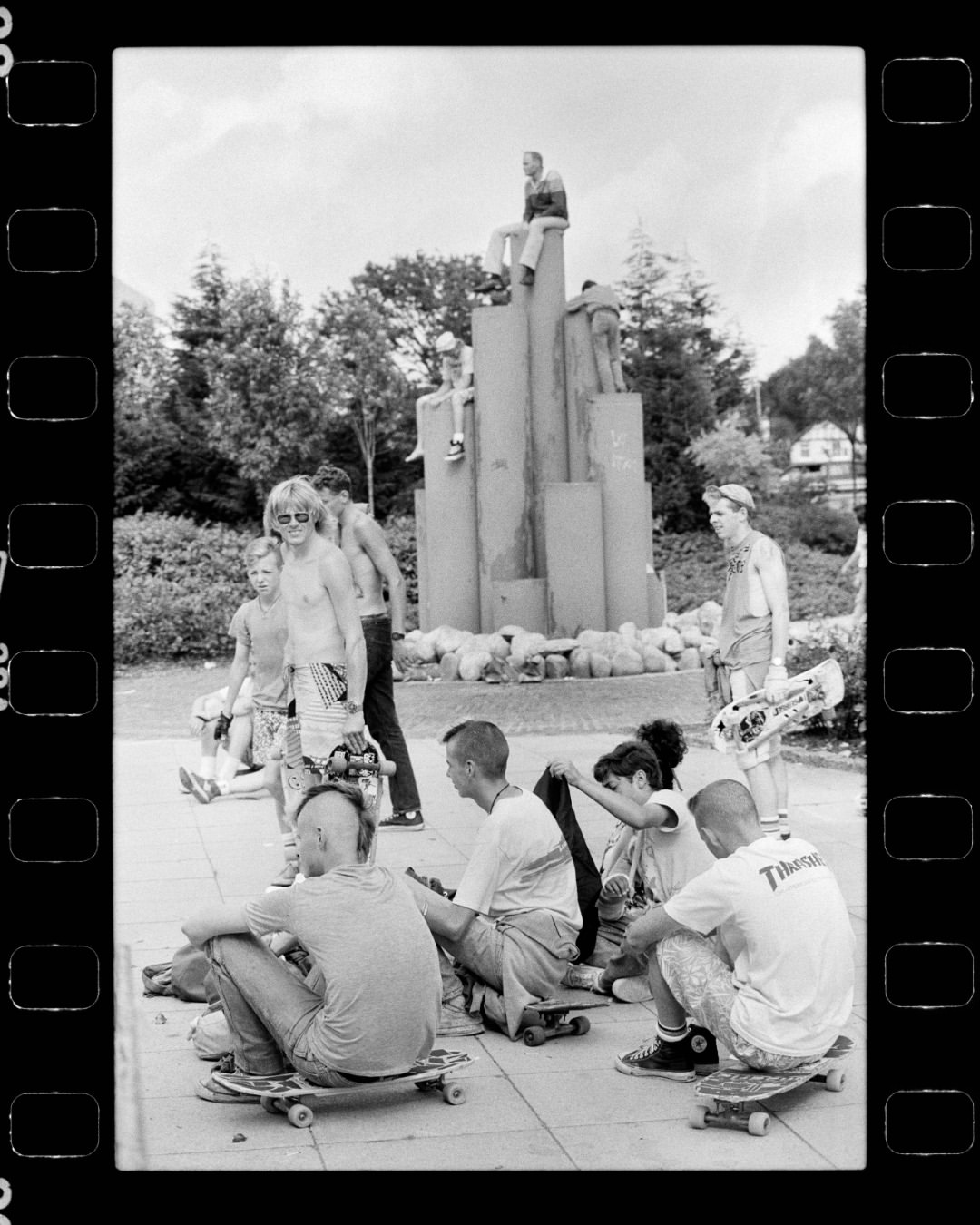 'Read and Destroy' 2023 by Dan Adams. Scanning by @may.glbl.