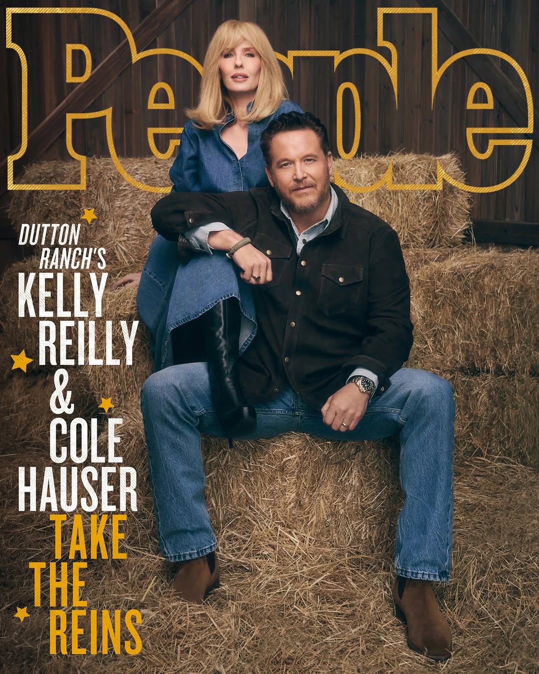 Kelly Reilly and @colehauser22 cover @people for t...