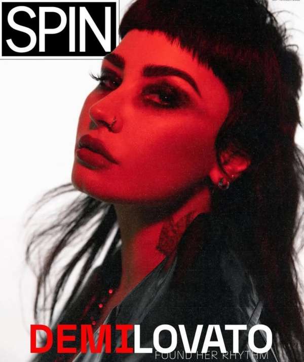 @ddlovato cover story for @spinmag 📸