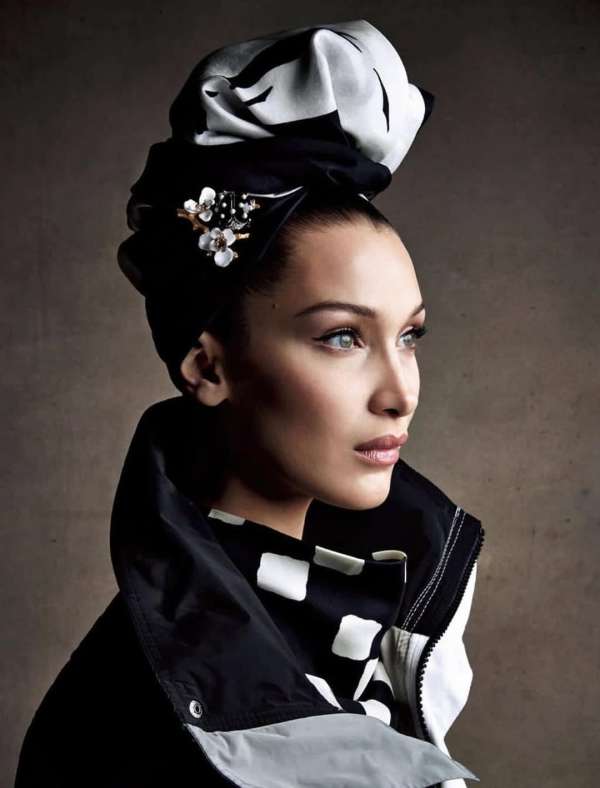 @BellaHadid for @VogueJapan at Hubble Studi...