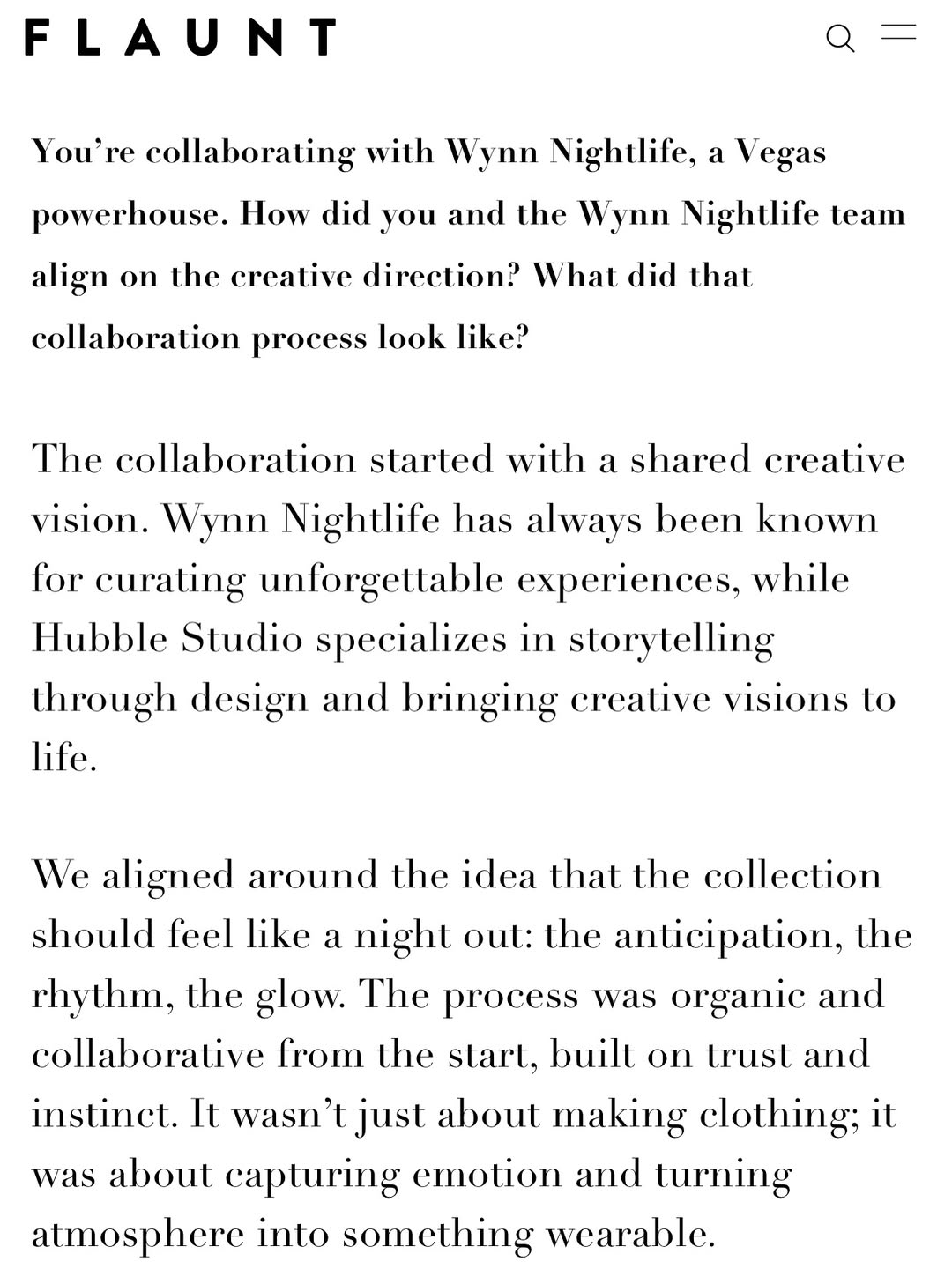 @flauntmagazine on our exclusive new drop with @wynnnightlife ✨

Full Article: https://www.flaunt.com/post/hubble-studio-wynn-nightlife-capsule-collection

Collection Available Now: https://shop.wynnsocial.com