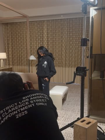 BTS from our shoot with @wynnnightlife. Col...