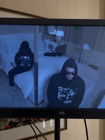 BTS from our shoot with @wynnnightlife. Col...