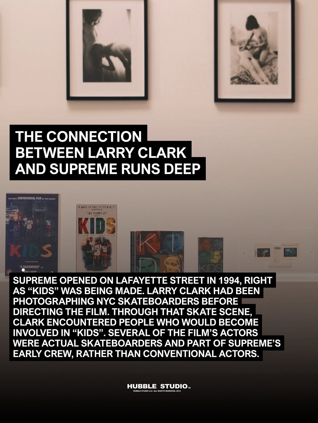 Larry Clark’s upcoming @supremenewyork collaboration is on the way and we couldn’t be more ready. We look back here at some of his uprising as a creative force and his retrospective presented at Hubble Studio.

📸: @kaivvvvon @zerothekid4