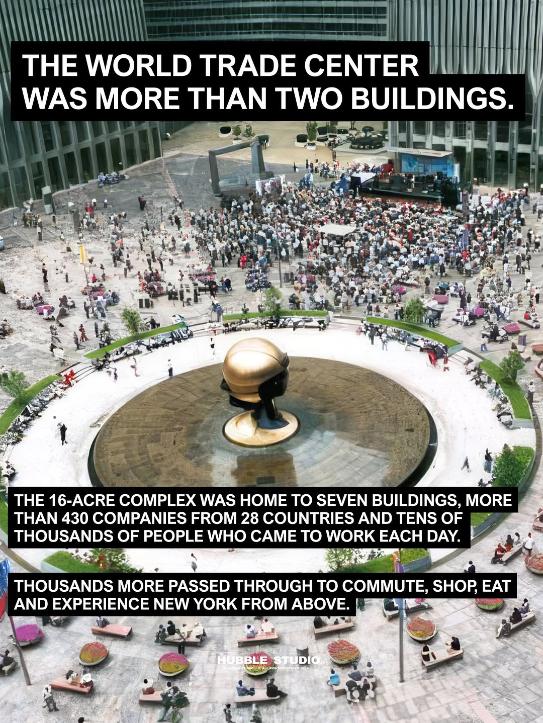 25 years later, we remember.

The Twin Towers were more than part of the New York skyline. They were part of everyday life filled with people who went to work that morning expecting to come home.

On September 11, 2001, nearly 3,000 lives were lost and countless others were changed forever.

Today, we honor those we lost, those who ran toward danger to help, and the families who continue to carry their memory.

September 11, 2001.
We will never forget.

- Hubble Studio

#NeverForget #September11 #Remember911 #WorldTradeCenter #TwinTowers