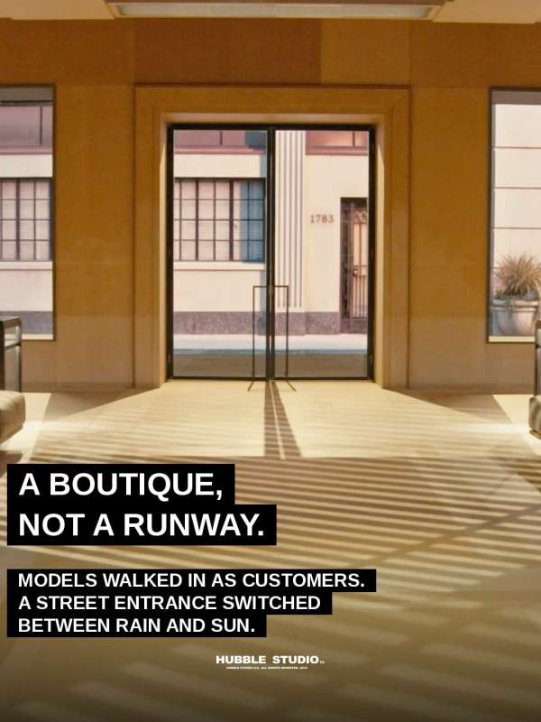 The store is the set.