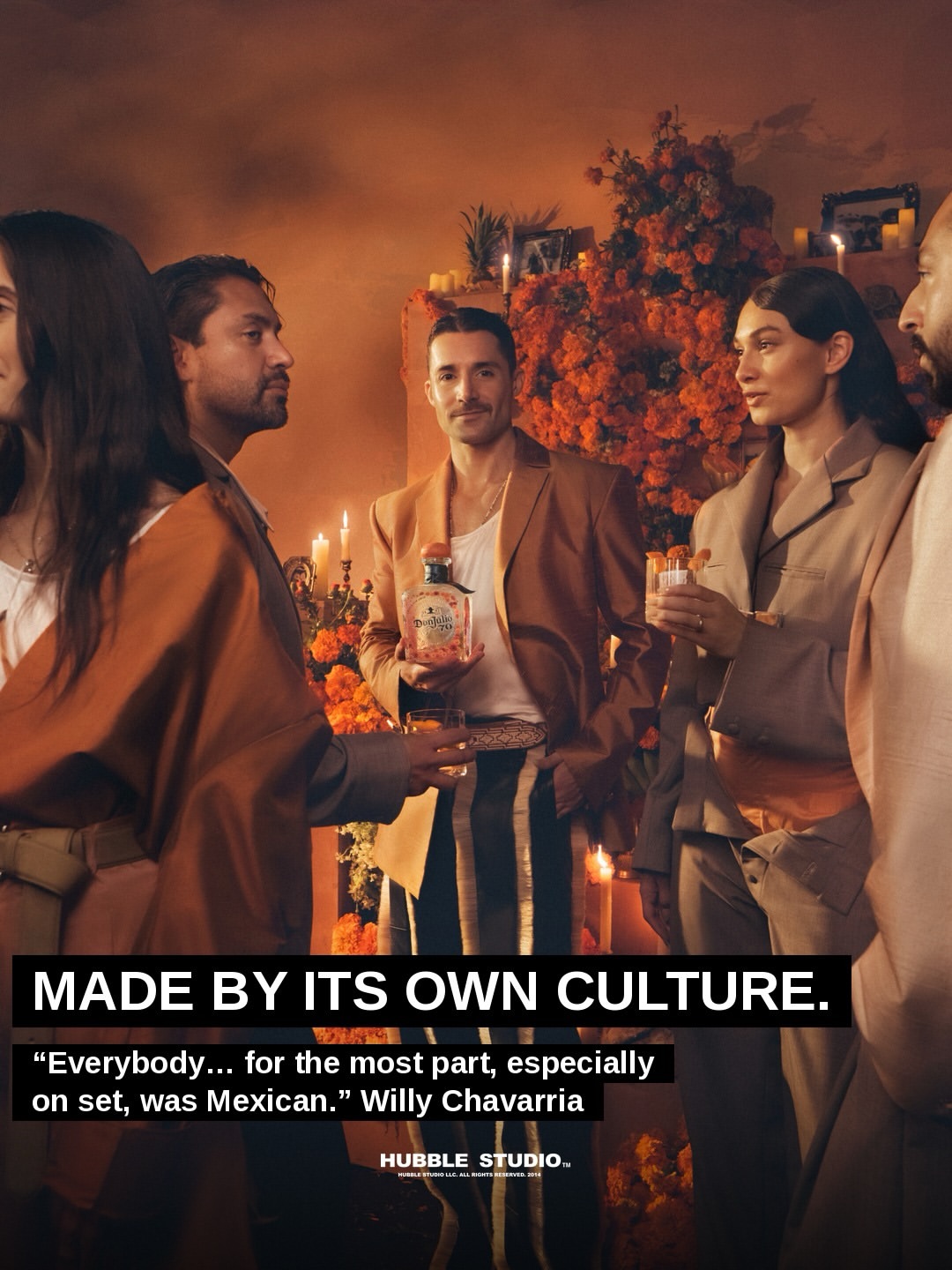 El Puente Eterno, filmed at Hubble Studio.

For Día de Muertos, Tequila Don Julio brings together Mexican designers Willy Chavarria and Patricio Campillo for a celebration of love, memory and the connections that remain.

Inspired by El Puente Eterno, Campillo designed the Don Julio 70 Añejo Cristalino Artist Edition bottle, while Chavarria stepped behind the camera to direct the film.

A meeting of fashion, film, culture and tradition, brought to life at Hubble Studio, Los Angeles.

@donjuliotequila × @newyorkwilly × @campillo_official

#HubbleStudio #WillyChavarria #DonJulio #PatricioCampillo #DiaDeMuertos