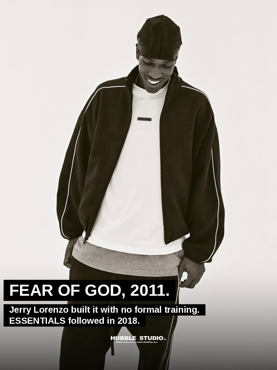 THE WORK HAS NAMES: JERRY LORENZO

Since founding Fear of God in 2013, Jerry Lorenzo has helped reshape the language of modern American luxury, bringing together fashion, sportswear, music, and culture through a distinct creative perspective.

His vision continued with the introduction of ESSENTIALS in 2018, creating a more accessible expression of the Fear of God identity.

For the Fall 2025 ESSENTIALS campaign, Lorenzo collaborated with legendary filmmaker Hype Williams to revisit the visual language of Williams’ iconic 1998 film Belly, bringing a new perspective to a defining moment in hip-hop cinema.

Shot at Hubble Studio, the project brought together two influential creative minds whose work continues to shape the intersection of fashion, music, and film.

As part of our ongoing series, THE WORK HAS NAMES, we’re highlighting the people and projects that have become part of Hubble’s creative history.

Wishing Jerry Lorenzo a happy belated birthday. Thank you for continuing to push culture forward.

Jerry Lorenzo × Hype Williams × Fear of God ESSENTIALS

#HubbleStudio #JerryLorenzo #FearOfGod #Essentials #HypeWilliams