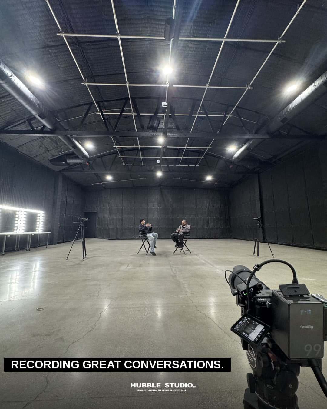A glimpse into the everyday at Hubble Studio. The people, the process, and everything happening in between.

Every set is a blank canvas. You bring the vision, we provide the space, tools, and people to bring it to life.

C “Stand”ing on business ✨

The details don’t take care of themselves. Behind the scenes, our team works around the clock to keep Hubble Studio looking its best. Shoutout to our team members who make it happen.

The moments you don’t see. Hours, sometimes days, of preparation go into bringing a vision to life. There’s beauty in the process, not just the final result.

Lighting, composition, and every detail in between. The smallest adjustments can make the biggest difference. It’s a craft that takes years to master.

A glam team’s dream. The space, the setup, and everything you need to get camera-ready.

No idea is too big or too small. Getting to witness the creative process before the world sees the final result is a privilege. Working alongside talented people from around the world is what makes it all worthwhile.

If you know, you know. @hubble has been making waves since day one. Years of hard work, countless hours refining our craft, and we’re still just getting started. Can’t wait to show you what’s next.

Pushing culture forward alongside friends, collaborators, and some of the most influential creatives across industries. Inspiration is everywhere, and having a front-row seat to witness greatness is something we’ll never take for granted.

Recognizing talent early is one thing. Giving it room to grow is another. Supporting the next generation of creatives has always been part of Hubble’s DNA.

Every detail matters, right down to the uniform. Our team is here to make sure you’re taken care of. If you see us around the studio, don’t hesitate to say hello. You’re in good hands.

Great things happen when creative minds come together. Our community and collaborators have always been at the heart of Hubble. We’re here to build, support, and grow together. Excited for the people we’ll meet and the work we’ll create next.

A moment of stillness. The stage is set, the clients are on their way, and everything is about to come to life. There’s so