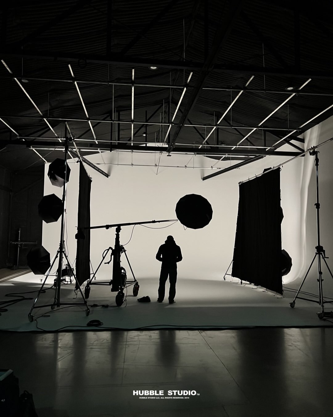 A glimpse into the everyday at Hubble Studio. The people, the process, and everything happening in between.

Every set is a blank canvas. You bring the vision, we provide the space, tools, and people to bring it to life.

C “Stand”ing on business ✨

The details don’t take care of themselves. Behind the scenes, our team works around the clock to keep Hubble Studio looking its best. Shoutout to our team members who make it happen.

The moments you don’t see. Hours, sometimes days, of preparation go into bringing a vision to life. There’s beauty in the process, not just the final result.

Lighting, composition, and every detail in between. The smallest adjustments can make the biggest difference. It’s a craft that takes years to master.

A glam team’s dream. The space, the setup, and everything you need to get camera-ready.

No idea is too big or too small. Getting to witness the creative process before the world sees the final result is a privilege. Working alongside talented people from around the world is what makes it all worthwhile.

If you know, you know. @hubble has been making waves since day one. Years of hard work, countless hours refining our craft, and we’re still just getting started. Can’t wait to show you what’s next.

Pushing culture forward alongside friends, collaborators, and some of the most influential creatives across industries. Inspiration is everywhere, and having a front-row seat to witness greatness is something we’ll never take for granted.

Recognizing talent early is one thing. Giving it room to grow is another. Supporting the next generation of creatives has always been part of Hubble’s DNA.

Every detail matters, right down to the uniform. Our team is here to make sure you’re taken care of. If you see us around the studio, don’t hesitate to say hello. You’re in good hands.

Great things happen when creative minds come together. Our community and collaborators have always been at the heart of Hubble. We’re here to build, support, and grow together. Excited for the people we’ll meet and the work we’ll create next.

A moment of stillness. The stage is set, the clients are on their way, and everything is about to come to life. There’s so