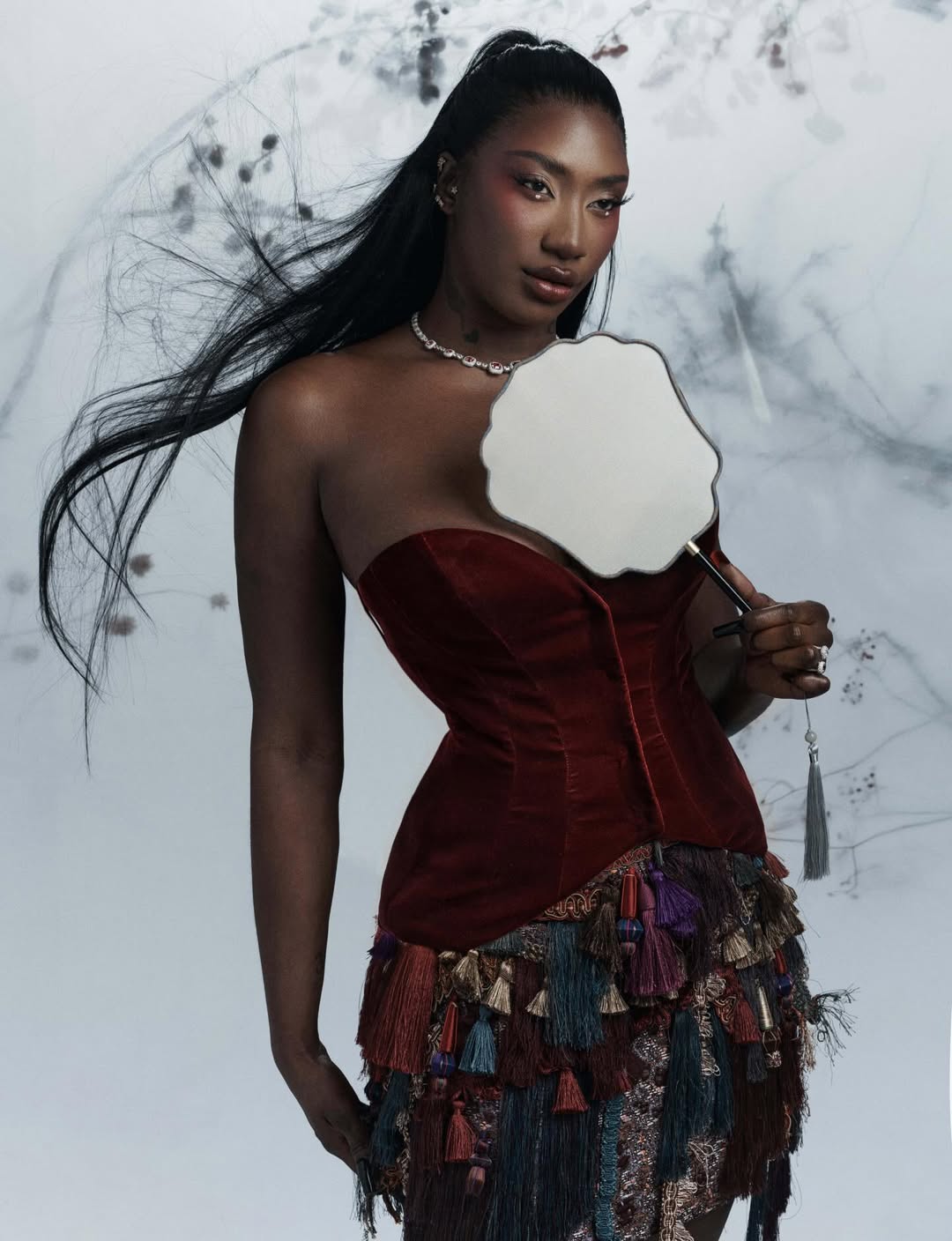 Jean Baptiste Mondino X Aya Nakamura for Numero Magazine Dec. 25