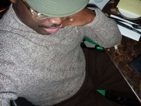 At the table, asked all our guest to take a...