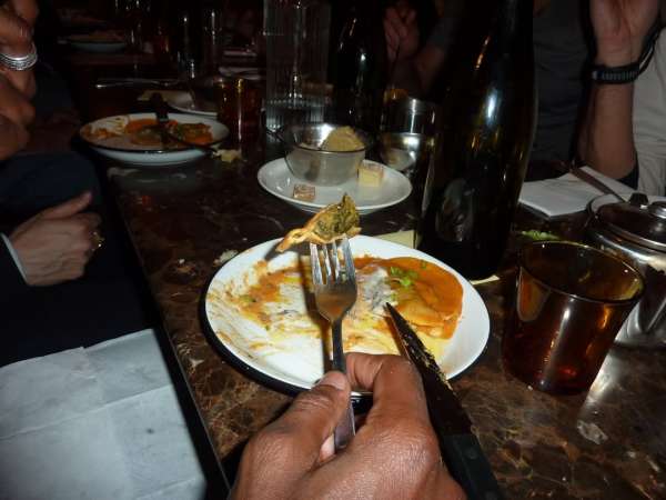 At the table, asked all our guest to take a...