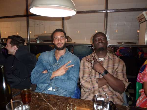 At the table, asked all our guest to take a...