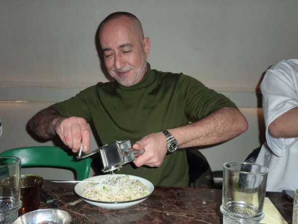 At the table, asked all our guest to take a...