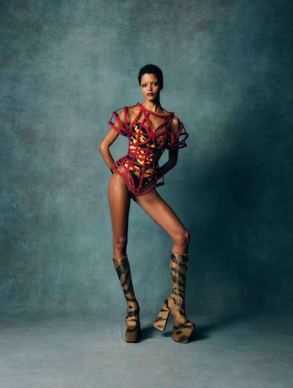 An enchanting moment where fashion rises be...