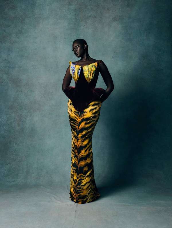 An enchanting moment where fashion rises be...