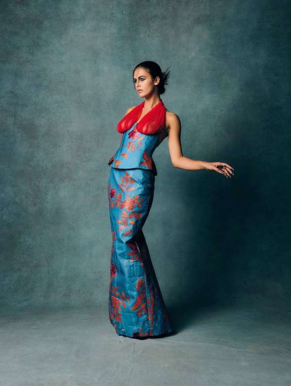An enchanting moment where fashion rises be...