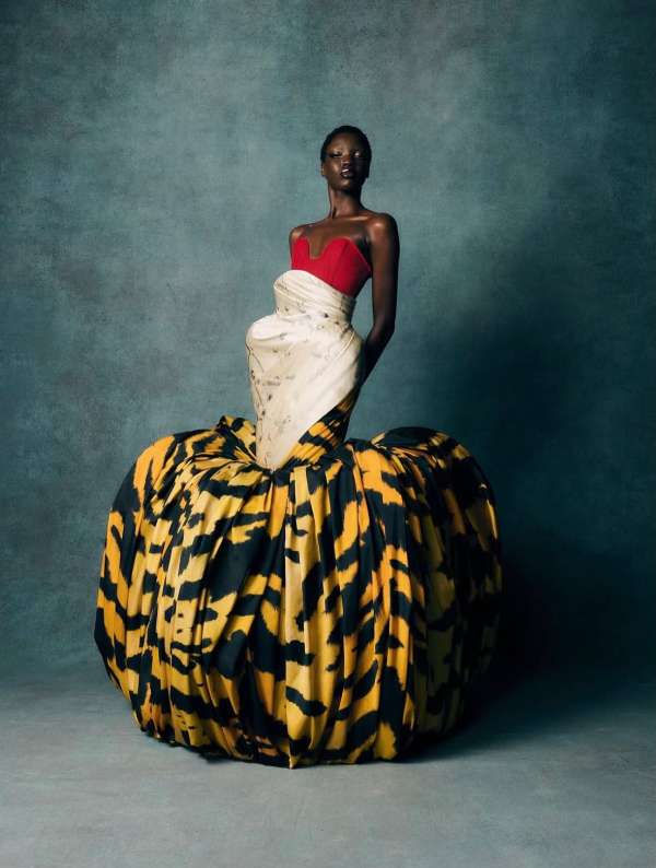 An enchanting moment where fashion rises be...