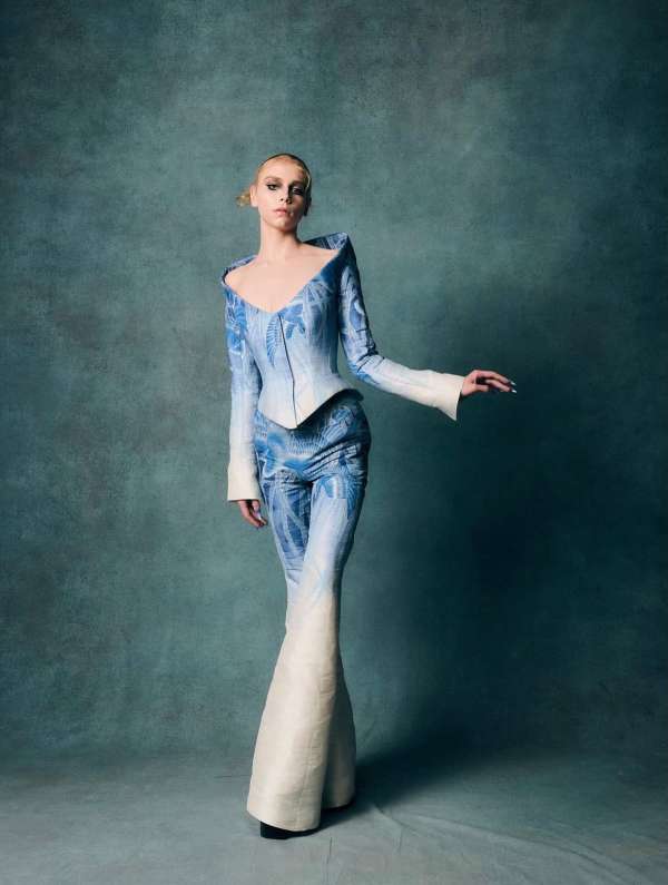 An enchanting moment where fashion rises be...