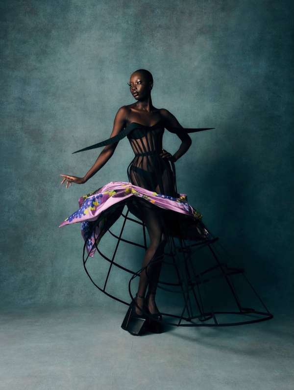 An enchanting moment where fashion rises be...