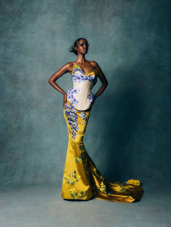 An enchanting moment where fashion rises be...