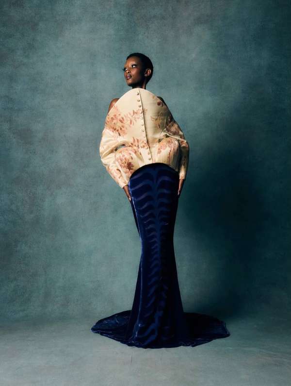 An enchanting moment where fashion rises be...