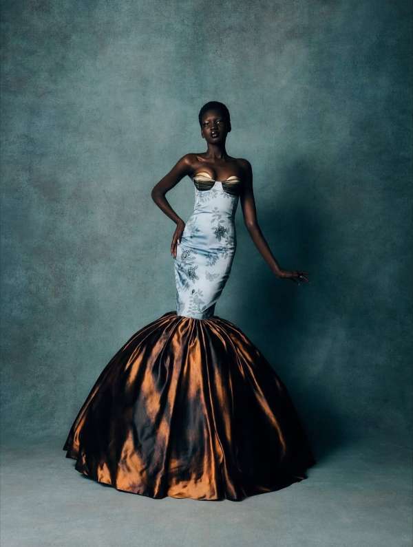 An enchanting moment where fashion rises be...
