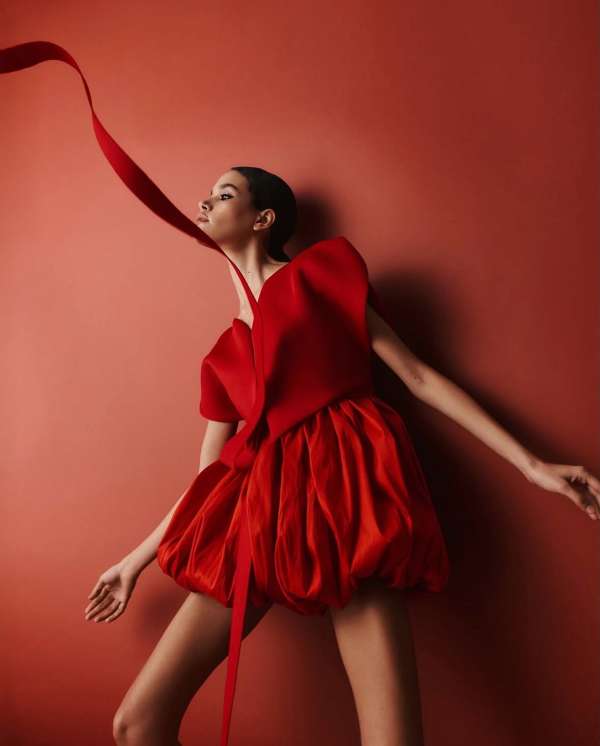 A vision of pure elegance captured in an un...