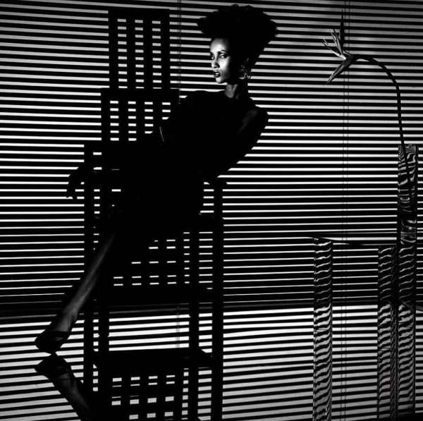 An icon of timeless allure captured in a da...