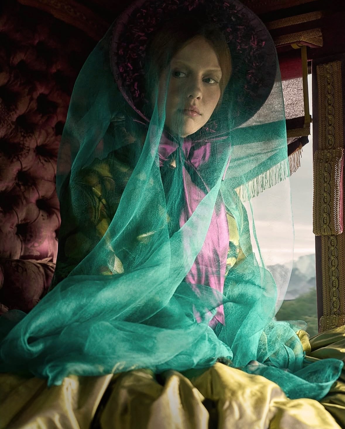 A haunting beauty wrapped in light and shadow.

•••
#repost

@wmag Guillermo del Toro’s #Frankenstein is a visual feast, thanks in part to costume designer @katehawleycostume’s sumptuous, jewel-toned creations. “We looked at a lot of Caravaggio paintings,” Hawley says. “We talked a lot about color and light” especially the challenge of maintaining vibrancy in a candlelit world. As Elizabeth, Mia Goth wears richly hued gowns that blaze against the gray Victorian London backdrop, including a spellbinding malachite-inspired dress that glows like a living gemstone. Her wardrobe shines even brighter with @tiffanyandco pieces, among them an archival scarab necklace that echoes Elizabeth’s reverence for all living creatures. At the link in bio, Hawley breaks down the inspirations and painstaking work behind the film’s unforgettable looks from the monster’s wolf coat to Elizabeth’s blood-soaked wedding dress. Have you watched?
-
@netflix