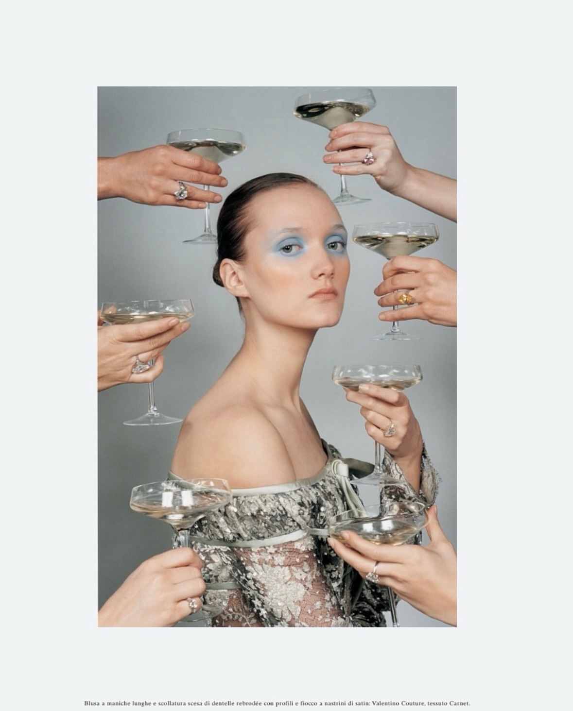 Valentino never just dressed the body. He shaped d...