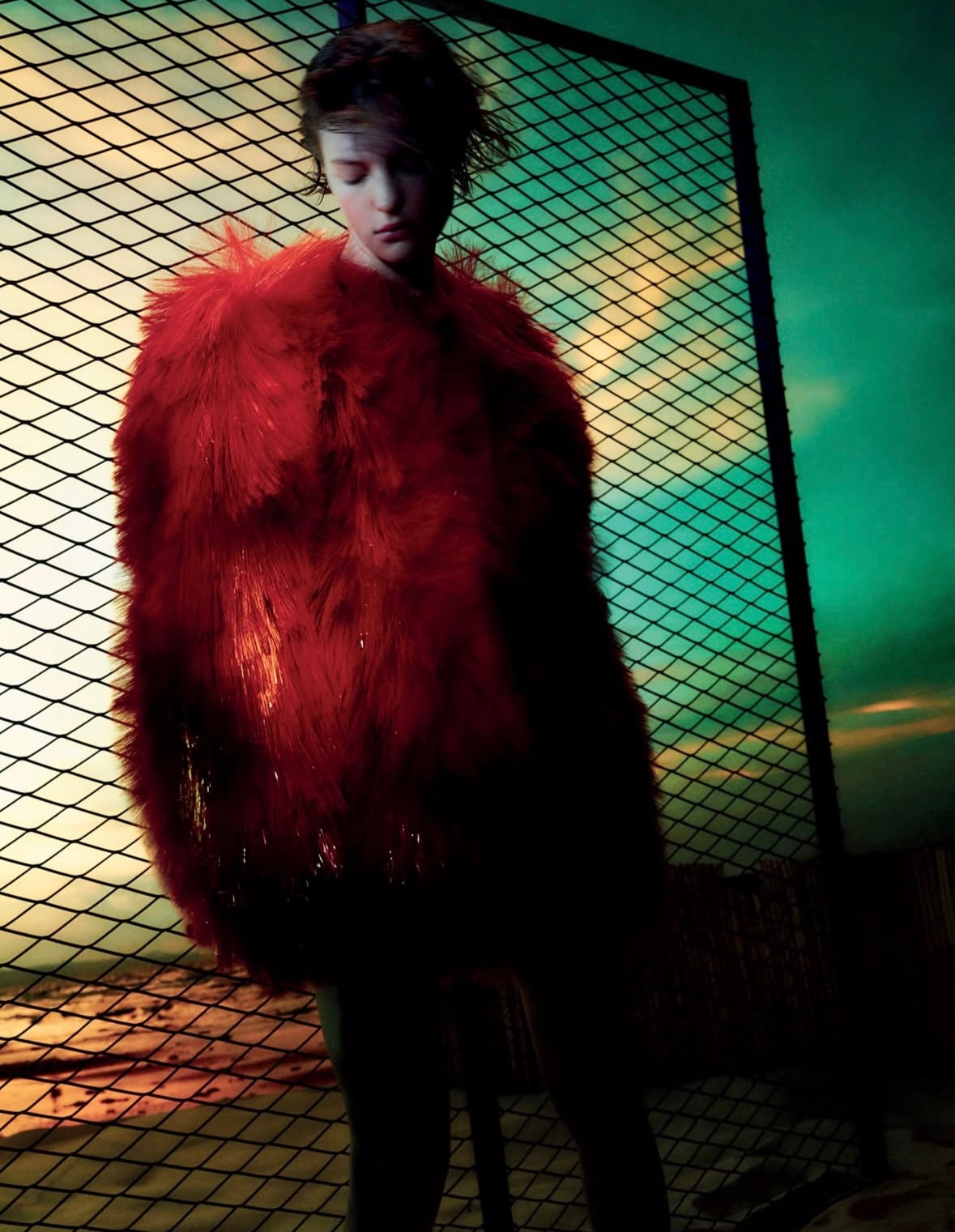 A beautiful cover story where fashion feels suspen...
