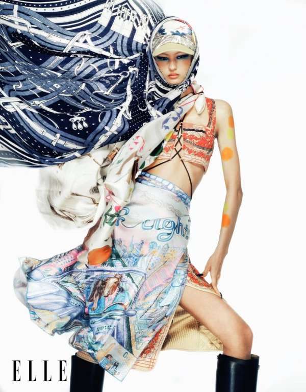 A dream of silk, color, and untamed eleganc...