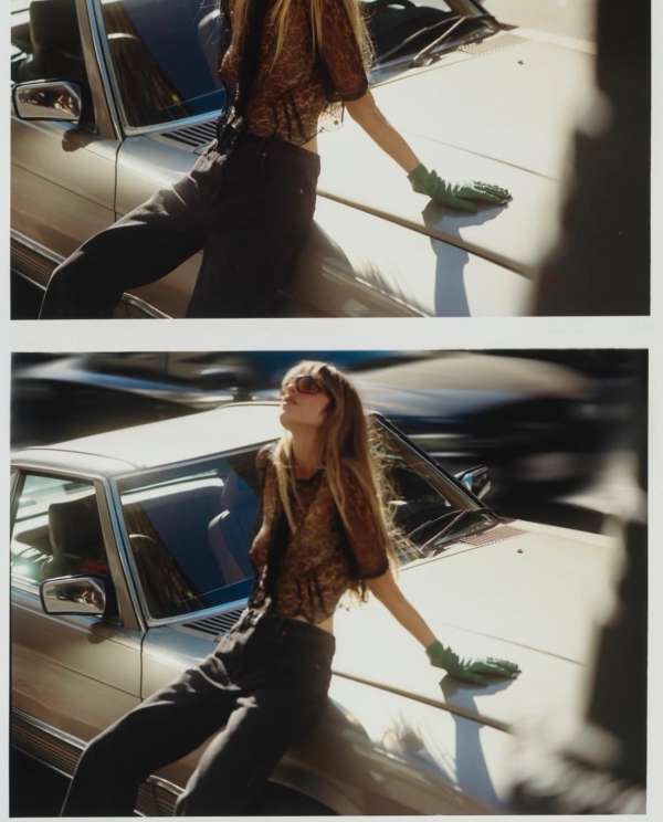Glamour with the windows down, somewhere be...