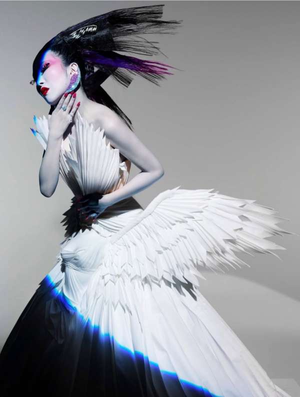 Couture as a beautiful threat.